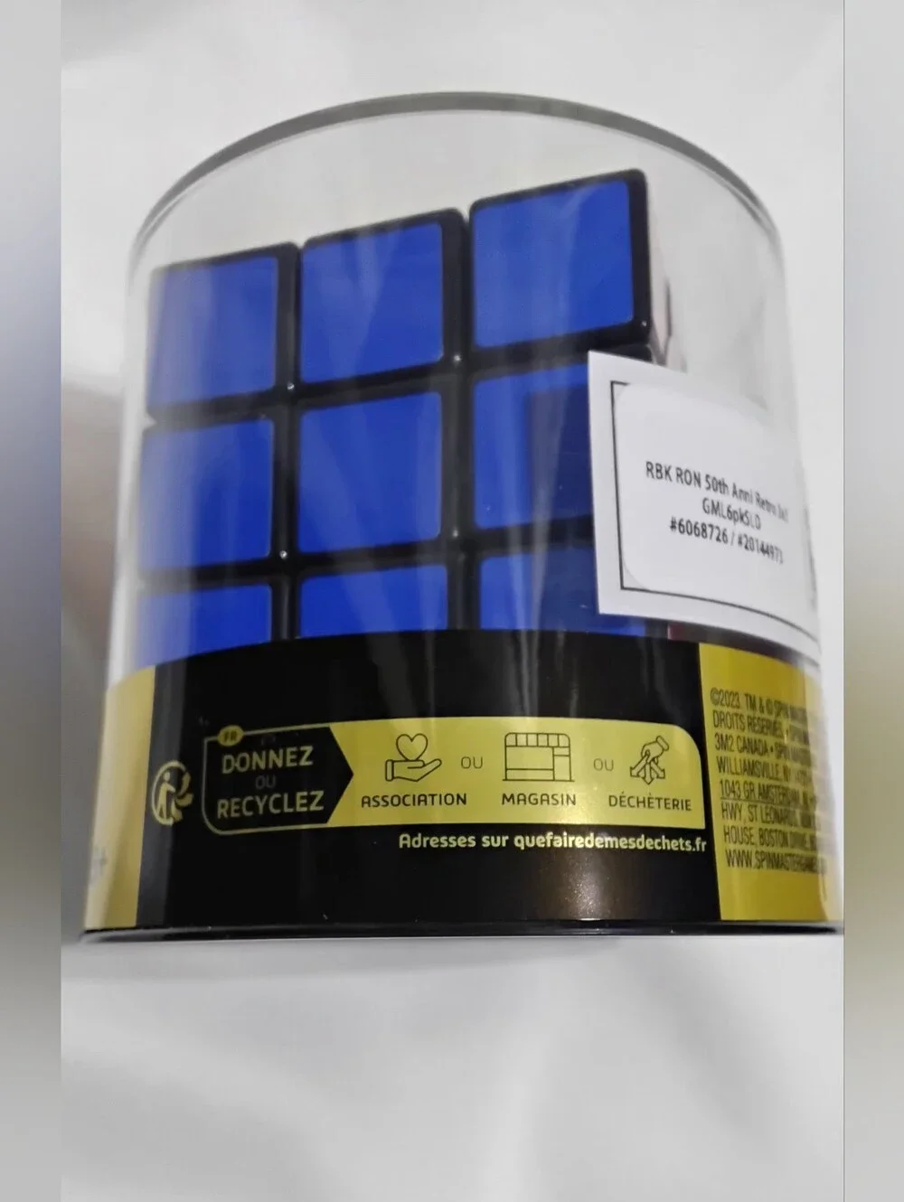 Rubik's Cube 50th Anniversary LTD Edition Gold Color Side with Case Sealed